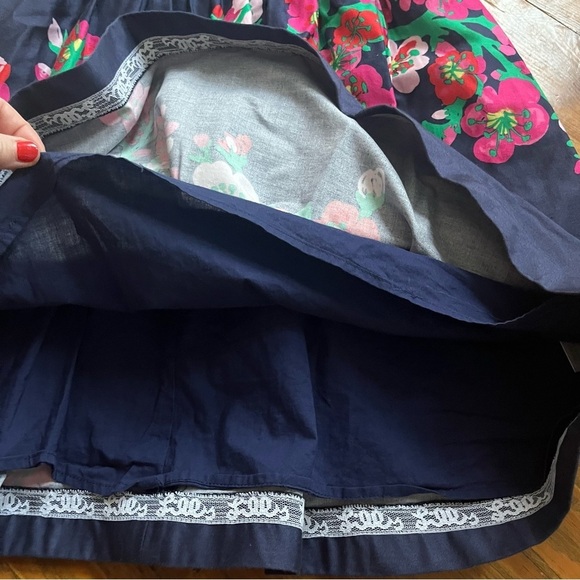 Lilly Pulitzer Bright Navy Cherry Mine Lottie Strapless Mini Dress in 6 - Picture 14 of 15